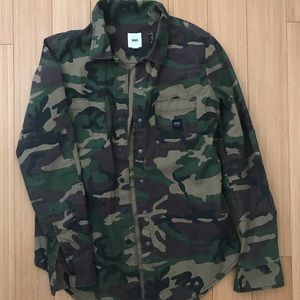Vans camo utility shirt